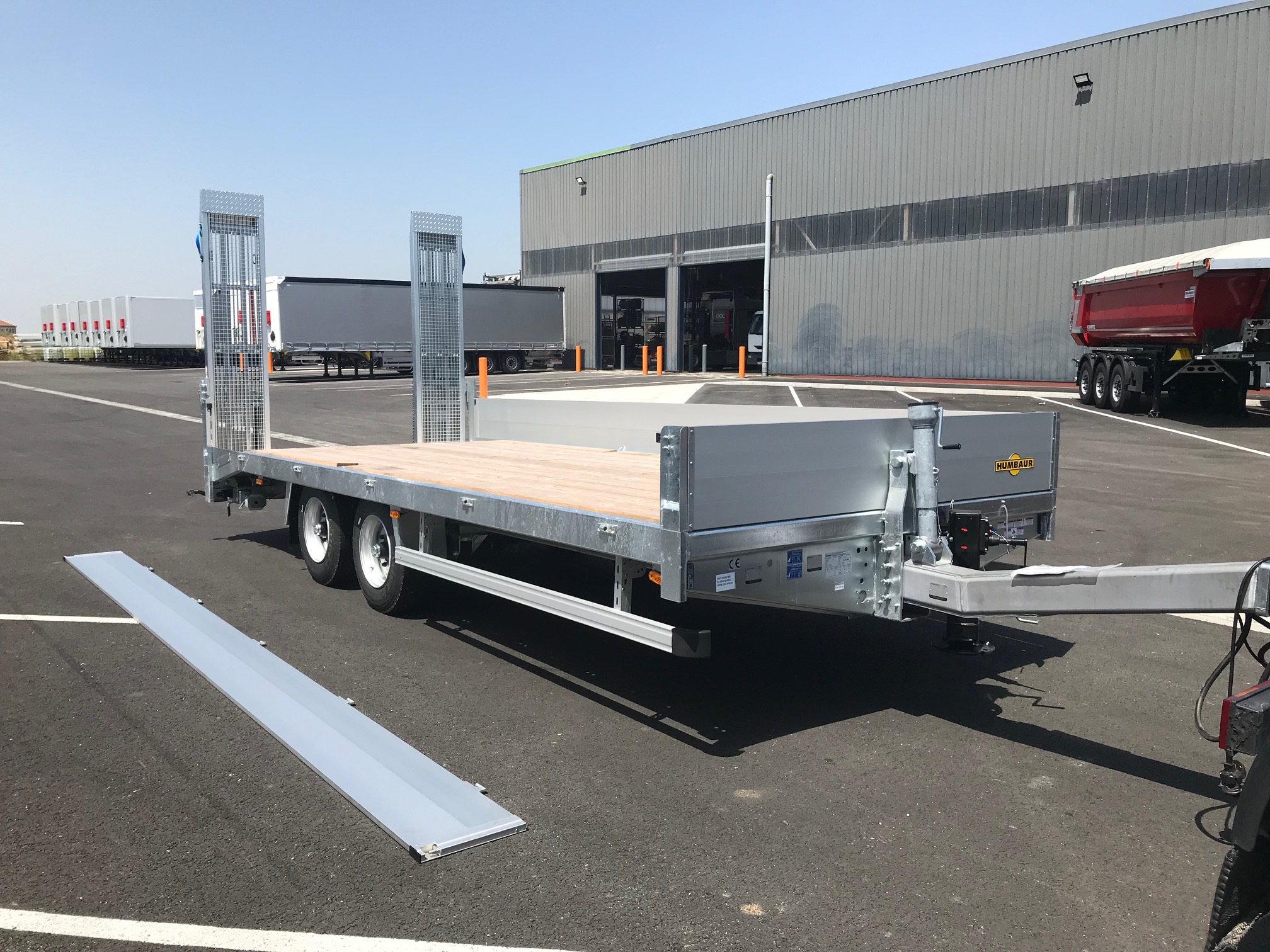 Humbaur Remorque Porte Engins Hbt 10t DELTA🔺TRAILERS